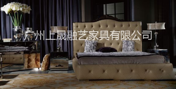 供應雙人床bc002-廣州上晟融藝家具