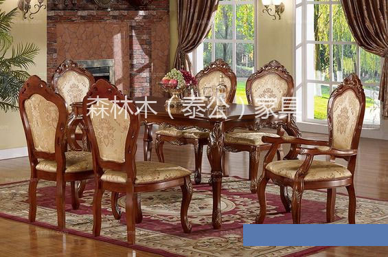 供應(yīng)山東寧津餐桌椅-森林木（泰公）家具